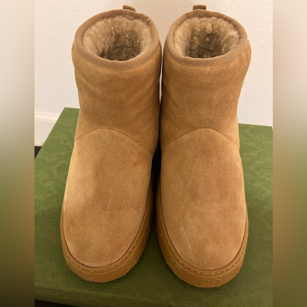 NEW GUCCI Women’s Winter Boots Size 37 (US 7) - Picture 2 of 7